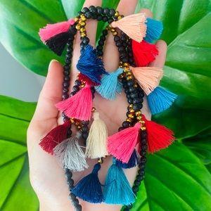 NWOT Tassel Convertible Necklace
